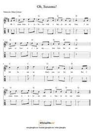 Oh Susanna Gitar Nota Tab Gitaregitim Net Notalara Dokulmus Muzik Gitar Akordu Muzik Notalari