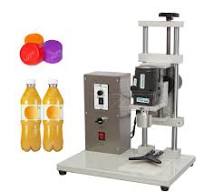 Desktop Semi-automatic Round Bottle Cap Capping Machine Cosmetics Dropper  Spray Bottle 4-wheel Spiral Cap Sealing Machine