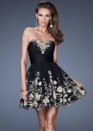 Black And Gold Evening Gown Pin On Darling Dresses