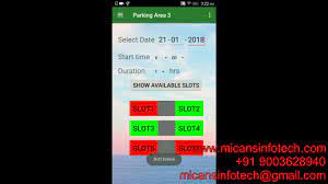 Car parking reservation system codes and scripts downloads free. Real Time Parking Booking Android Project Youtube