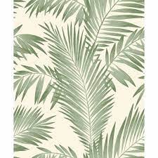 Dark fern jungle wallpaper mural. Arthouse Tropical Palm Green Wallpaper Wilko