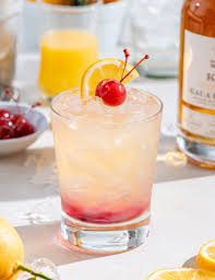 Meyer Lemon Rum Sour Cocktail Pineapple And Coconut