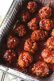 Make a double batch and freeze half of them for an easy freezer meal. Oven Baked Bbq Meatballs My Farmhouse Table