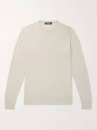 Beige Slim Fit Baby Cashmere Sweater Loro Piana Mr Porter