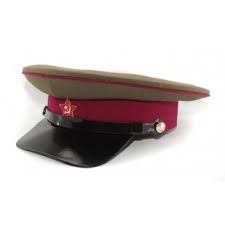 Soviet Russian Rkka Infantry Officer S Visor Hat Red Army Cap Soviet Red Army Red Army Army Hat
