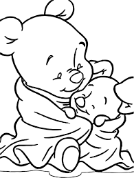 As poohs closest friend, shy and anxious piglet is supportive, helpful and even heroic on occasion. Awesome Baby Pooh Piglet Blanket Coloring Page Baby Pooh Coloring Pages Coloring Pages Princess