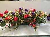 Durable plastic foliage and trees make ideal outdoor decorations, while more delicate foam or silk flowers are perfect for a small bunch of flowers to either walk down the aisle or to brighten a room in a vase. Nt 3 860 85