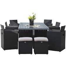 Garden restaurants in wilson on yp.com. Salon De Jardin Encastrable Dcb Garden 10 Places Noir