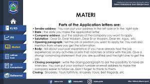 Materi Application Letter Ppt Ilmusosial Id