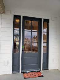 Wrought iron french front door. Our New Front Door Paint Color Exterior Door Inspiration Favorite Paint Colors Blog