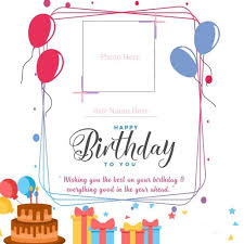 Birthday Song With Name App For Android Pin On Birthday Wishes Card Photo Frame With Name