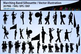 Check spelling or type a new query. Marching Band Silhouette Bundle Grafik Von Arcs Multidesigns Creative Fabrica