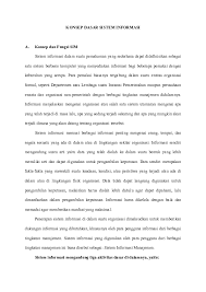 Tps melayani kebutuhan dasar dari sistem lain. Doc Konsep Dasar Sistem Informasi M Zaril Gapari Academia Edu