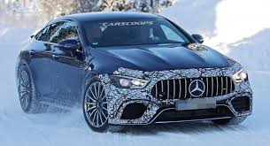 Mercedes Amg Gt 73 Plug In Hybrid Spied Could Pack 800 Hp In 2020 Mercedes Amg Affalterbach Twin Turbo