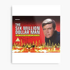 The six million dollar man (poster) compositing photoshop © christophe houles / récréacom graphiste et illustrateur freelance. Six Million Dollar Man Wall Art Redbubble