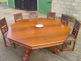 Antique round coffee table, distressed floral design coffee table, handmade & traditional table, centre and side table, wooden furniture. Large Antique Round Table Huge 6ft Victorian Round Dining Table To Seat 8 To 10 People Vintage Dining Room Table Dining Table Dining Table Sizes