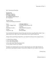 Surat lamaran pekerjaan surat lamaran pekerjaan adalah surat dari seseorang yang memerlukan pekerjaan kepada orang atau pejabat yang dapat memberikan. Lamaran Kerja Docx Daftar Riwayat Hidup Saya Yang Bertanda Tangan Di Bawah Ini Nama Ruben Yudha Bakti Sulistiawan Tempat Tanggal Lahir Semarang 7 Mei Course Hero