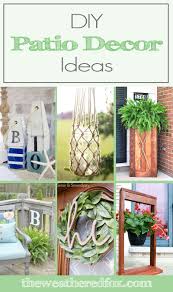 A chair with character can double as a reading nook and plant stand while a chandelier that's past its prime finds new. Diy Patio Decor Ideas To Spruce Up Your Exterior The Weathered Fox