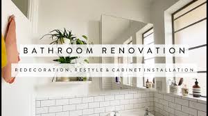 Hemnes mirror cabinet with 1 door gray 24 3 4×6 1 4×38 5. Mini Bathroom Renovation And Restyle Installing The Ikea Godmorgon Bathroom Cabinet Youtube