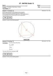 For grade 12, project/investigation must contribute 15%, assignment 10% and test 75%. Grade 12 Euclidean Geometry Test 2021 Power Overwhelming Grade 12 Math Investigation Geometry North West 2021 Sajagtlast