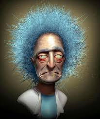3d Rick Rick And Morty Characters Realistic Cartoons Rick And Morty