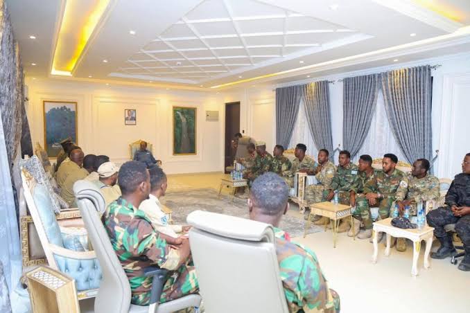 Xasan Sheekh oo arrimo xasaasi ah kala hadlay saraakiisha Hirshabelle | Radio Risaala: Somali News Online
