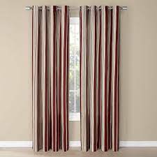 4.6 out of 5 stars with 12 ratings. Kent Burgundy Gold Stripe Grommet Curtain Panel Altmeyer S Bedbathhome