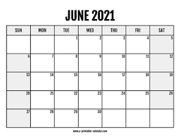What is the correct date format in english? June 2021 Calendars Printable Calendar 2021