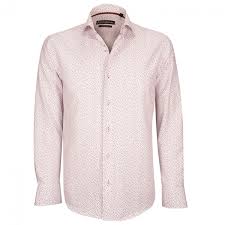 Cette chemise 100% coton est brodée de petites fleurs rouges et bleues. Chemise Liberty