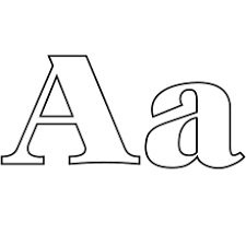 Customize your alphabet coloring pages by changing the font and text. Letter A Coloring Pages Free Printables Momjunction
