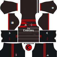 Process to edit kits for dls a.c. Jersey Ac Milan Dream League Soccer 2019 Jersey On Sale