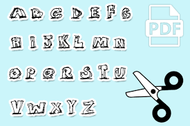 Malvorlagen buchstaben din a4 letters and numbers for pillows or monogramms. Abc Buchstaben Zum Ausdrucken Buchstaben Vorlagen Kribbelbunt