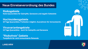 Mehrere länder wollen eine testpflicht für reiserückkehrer. Land Nrw Seit Donnerstag 13 Mai 2021 Sind Neue Einreiseregelungen Des Bundes In Kraft Treten Die Die Quarantaneverordnungen Der Lander Und Damit Auch Die Coronaeinreiseverordnung Nordrhein Westfalen Ersetzen Dann Gilt Fur Reisende Die