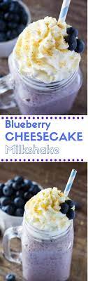 Blueberry Cheesecake Milkshake Recipe Blueberry Cheesecake Food Recipes