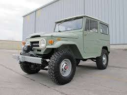 This 1981 toyota fj40 land cruiser was fitted with a powder coated aqualu aluminum body by its previous owner and is powered by a 4.2l in. Toyota Land Cruiser Fj40 1970 4 4 Rare Clean Frame Off Restoration Green Japan A Land Cruiser Of The Day Land Cruiser Toyota Land Cruiser Fj40