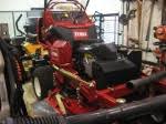 When lowered & moved forward, the scraper moved the front of the tractor ! Lawn And Garden Tractor Forum
