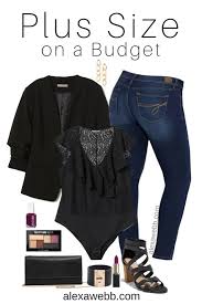 Plus Size On A Budget Night Out Outfit Alexa Webb