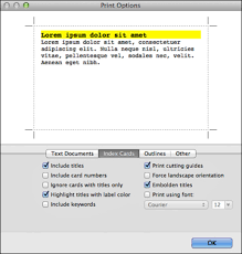Select a design that prints two or four to a page so that you can easily create one for each classmate. Printing Index Cards Storyboarding With The Scrivener Corkboard Informit