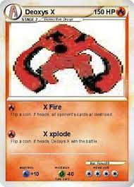 Please download the various pokemon coloring pages that we have collected below. Pokemon Deoxys X 6