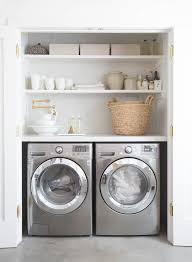 Laundry Room Decorating Ideas To Help Organize Space Small Laundry Rooms Laundry Room Closet Laundry Room Decor