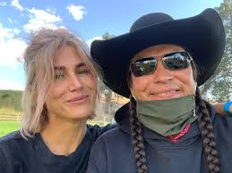 Jen Landon (Teeter) and me. This was taken by @greg_moon_mufilmartist Moon,  the head of the make-up department. Greg's an amazing human being; his  whole crew is filled with amazing people. One of