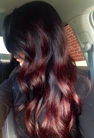 Black And Red Ombre 13 Fabulous Highlighted Hairstyles For Black Hair Pretty Designs Hair Styles Long Hair Styles Auburn Ombre Hair
