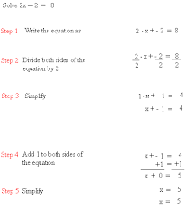 A = 30.2 7 = a ±. Solving Two Step Equations