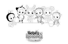 Bebe Lloron Para Colorear