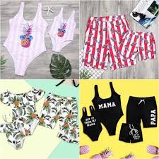 But at old navy you can find the perfect bathing suit to please your picky boy or your fashion conscious teenager. How Cute Are These Family Matching Bathing Suits Mother And Daughter Father And Son Whole Family L Family Bathing Suits Baby Bathing Suit Matching Swimwear