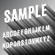It comes with handmade letters and looks like carved with wood. Full Alphabet Of 3d Extruded Letters Stock Vector Colourbox