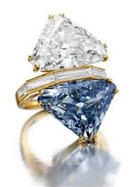 This Undated Photo Provided In New York By Christie S Images Ltd 2010 Shows A Two Stone Ring With A Most Expensive Jewelry Expensive Jewelry Blue Diamond Ring