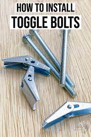 Also know, how much weight can a toggle bolt hold? How To Install Toggle Bolts Step By Step Anika S Diy Life