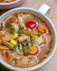 Calories in cabbage soup based on the calories, fat, protein, carbs and other nutrition information submitted for cabbage soup. Vegan Detox Cabbage Soup Recipe Healthy Fitness Meals