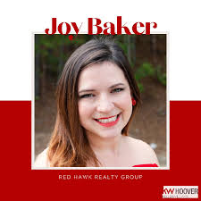 Joy Baker is one of our newest sales agents here at Red Hawk Realty Group!  She has two dog, Jackson and Ginny, and a cat named Jolene. She loves  Alabama football her